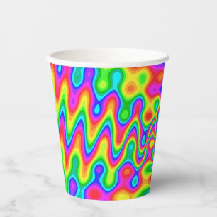 Psychedelic Paper Cups