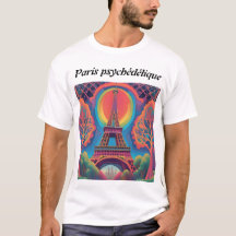Psychedelic Paris T-shirt