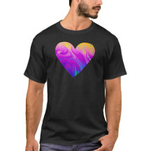 Psychedelic Party Liquid Heart Tee