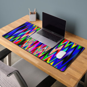 Psychedelic Party waves..... Desk Mat