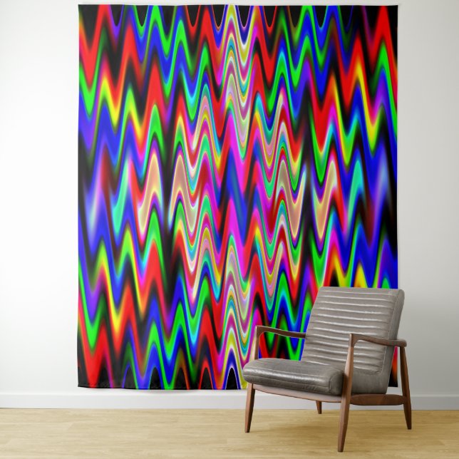 Psychedelic Party waves..... Tapestry (In Situ)