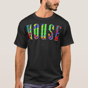 Psychedelic Pattern House Music Electronic Techno T-Shirt