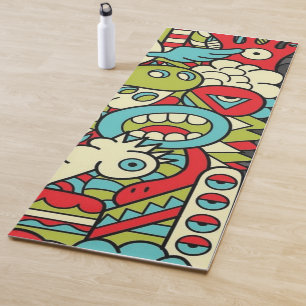 Psychedelic Patterns Yoga Mat