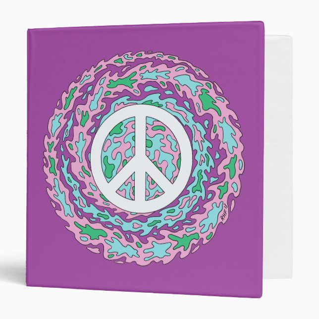Psychedelic Peace Binder (Front/Inside)