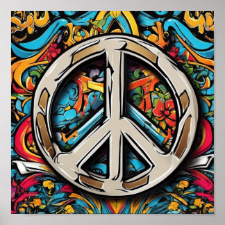 Psychedelic Peace Sign T-Shirt