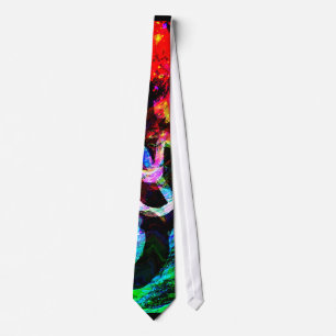 Psychedelic Peace Turtle Tie