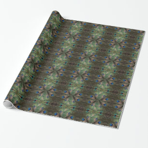 Psychedelic Peacock Wrapping Paper