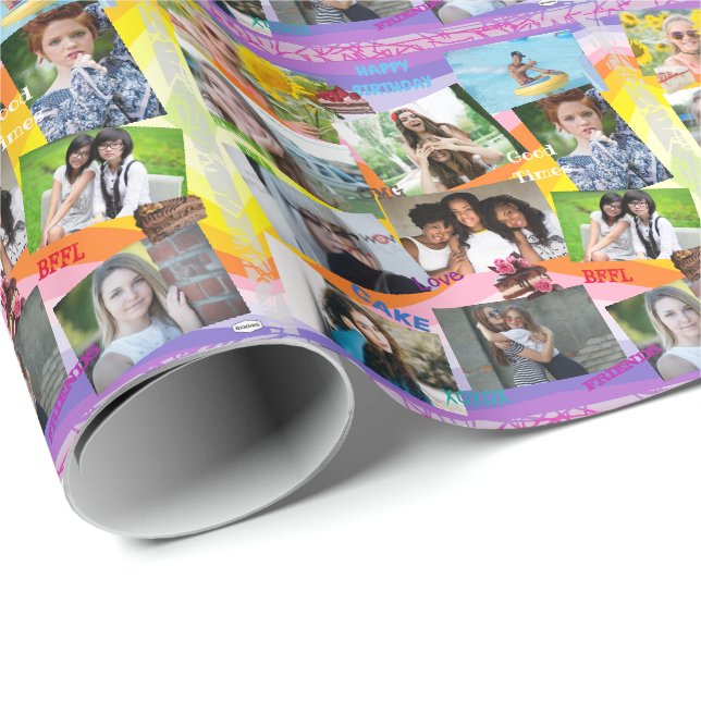 Psychedelic Photo Gift Wrap  HAMbWG (Roll Corner)