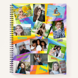 Psychedelic Photo Notebook HAMbWG