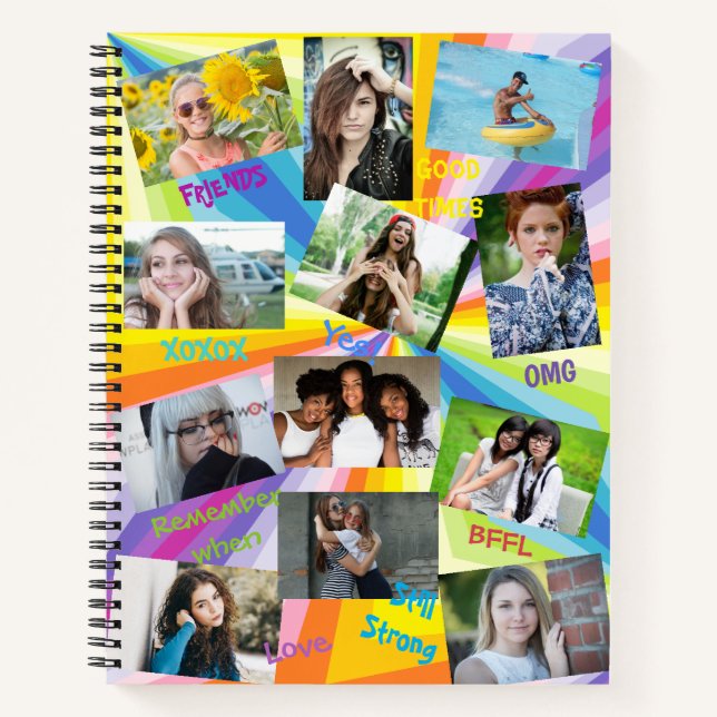 Psychedelic Photo Notebook  HAMbWG (Front)