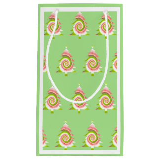Psychedelic Pine Pattern Gift Bag