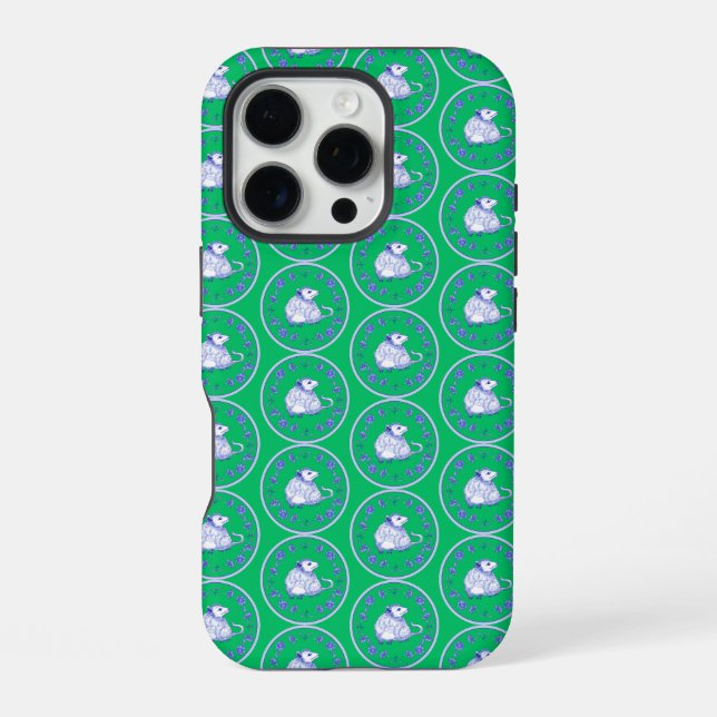 Psychedelic Possum Iphone Case (Back)