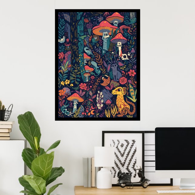 Psychedelic poster print (Home Office)
