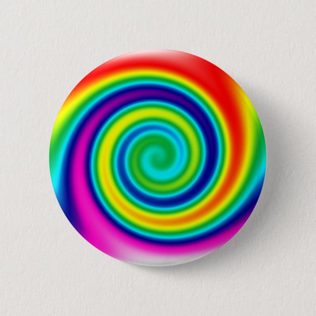 Psychedelic Prints 2 Inch Round Button (Front)