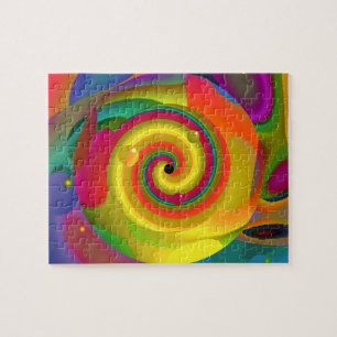 Psychedelic Punch Jigsaw Puzzle