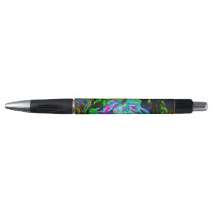 Psychedelic Rabbit Dragon in Neon Fantasy Pen