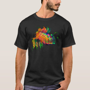 Psychedelic Rainbow Anglerfish Angler Fish Deep T-Shirt