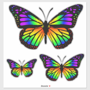 Psychedelic Rainbow Butterfly Vinyl