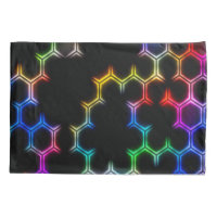 Psychedelic Rainbow Hive Fractal Pattern