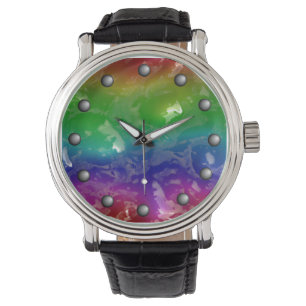 Psychedelic Rainbow Jellied Ooze Watch