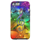 Psychedelic Rainbow Music Clef iPhone 6 Case