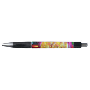Psychedelic Rainbow Rose Pen