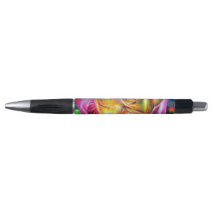 Psychedelic Rainbow Rose Pen