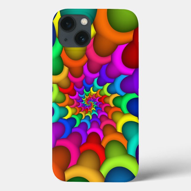 Psychedelic Rainbow Spiral Xtreme iPhone 6/6s Case (Back)