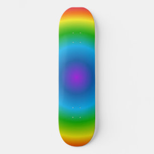Psychedelic Rainbow trip pattern Skateboard Deck