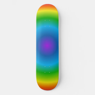 Psychedelic Rainbow trip pattern Skateboard Deck