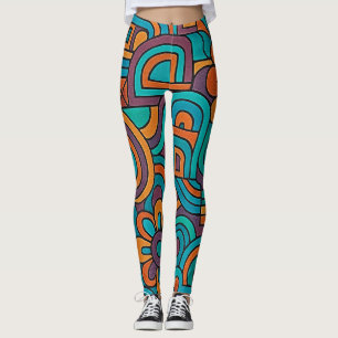 Psychedelic Retro Leggings