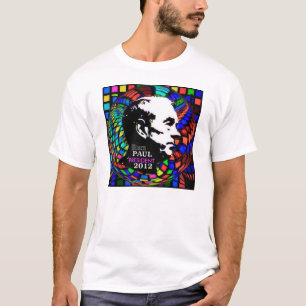 Psychedelic Ron Paul Women's Shirt