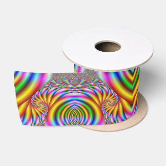 Psychedelic satin ribbon