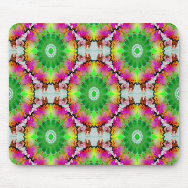 Psychedelic saw blades... mouse pad (Front)