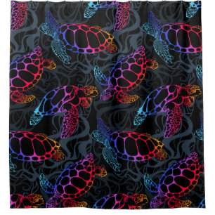 Psychedelic Sea Turtle: Boho Ocean