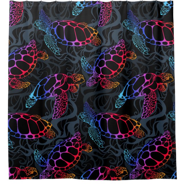 Psychedelic Sea Turtle: Boho Ocean (Front)