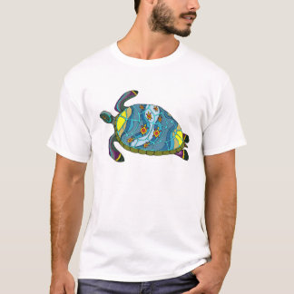 Psychedelic sea turtle T-shirt