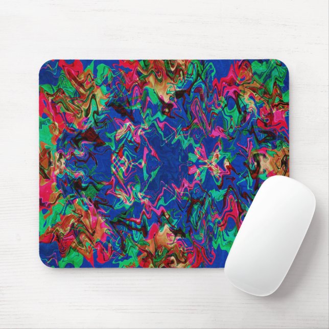Psychedelic seaweed..... mouse pad (With Mouse)