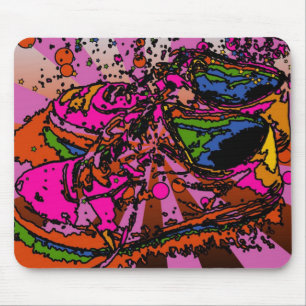 Psychedelic Shoes Mousepad