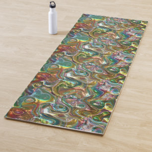 Psychedelic SIxties Hippy Yoga Mat