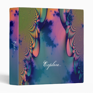Psychedelic Sixties Tie-Dye Binder