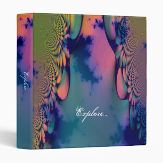 Psychedelic Sixties Tie-Dye Binder