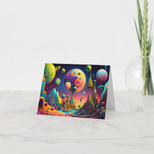 Psychedelic Space banner template
