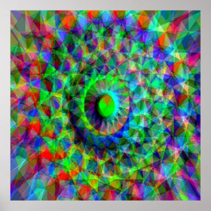 Psychedelic Spaceship..... Poster