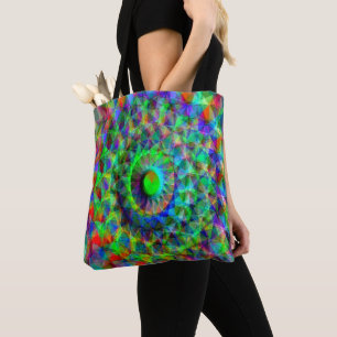 Psychedelic Spaceship...... Tote Bag
