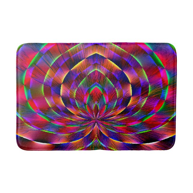 Psychedelic Spider....... Bath Mat (Front)
