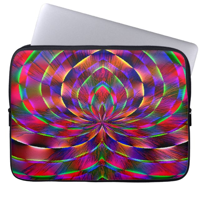 Psychedelic Spider....... Laptop Sleeve (Front)
