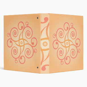 Psychedelic Spiral Design: Custom Binder