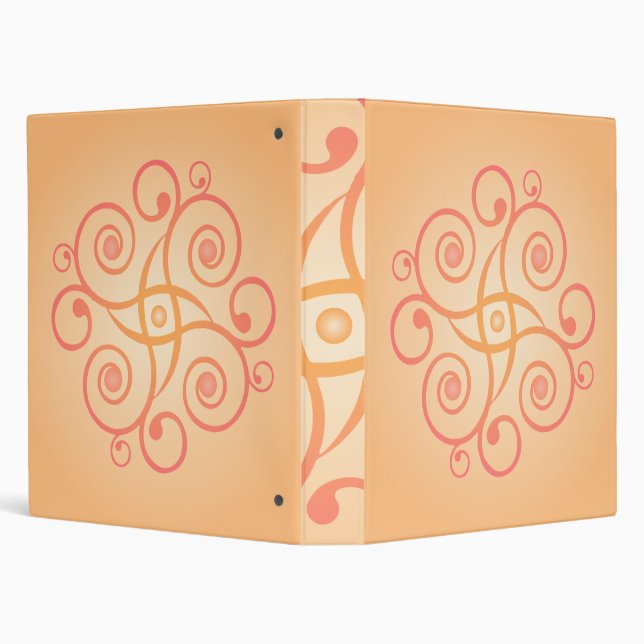 Psychedelic Spiral Design: Custom Binder (Background)