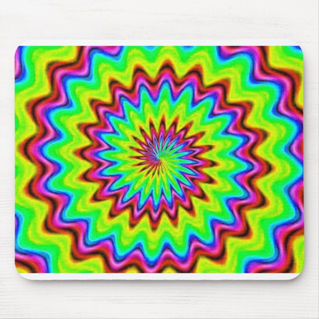 Psychedelic Spiral MousePad (Front)